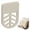 Z-7-White-2.87x4.92 Inch, variant on Sponge Holder for Kitchen Sink, Over Faucet Silicone Sink Sponge Holder, Hollow Drainage Kitchen Sponge Holder, Hanging Sink Storage Rack for Kitchen Counter & Sink Area 1Pcs
