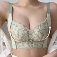 thumbnail image 1 of Women's Plus Size Wireless Bra with Adjustable Back-Closure, Breathable Lace Thin Cup Seamless Full Coverage Comfort Support, 1 of 6