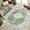 Green, variant on GlowSol 9' x 12' Large Washable Rugs for Living Room Bedroom Vintage Boho Rug Floral Medallion Rug Non Slip Low Pile Soft Carpet, Orange