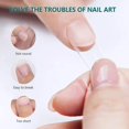 thumbnail image 5 of NAILPOP 120 Uds uñas postizas cubierta completa prensa en uñas ataúd Gel suave cápsula de Pose americana puntas de uñas postizas para sistema de extensión, 5 of 5