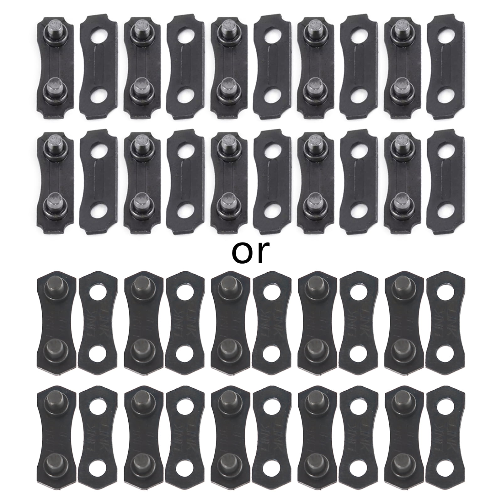 10 Pairs 3/8" Chainsaw Master Link Repair Preset Tie Straps for 043