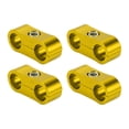 thumbnail image 1 of Abrazadera separadora de manguera Unique Bargains Adaptador de ajuste / Herramienta separadora de tubo de línea AN4 11mm 4pcs Tono dorado, 1 of 1