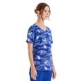 thumbnail image 5 of Scrubstar Women's Winter Chillin Scrub Top, Sizes S-3X, 5 of 5