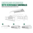 thumbnail image 6 of Dateyes 32*16FT Party Tent,Heavy Duty Outdoor Awning Tent,with Removable Sidewalls, Commercial Wedding Big Tent,Carport, BBQ,UV 50+, Waterproof, White, 6 of 9