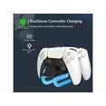thumbnail image 2 of PS5 Controller Charging Station Acrylic DualSense Controller Charger Stand Organizer with LED Indicator and USB-C Ports, 2 of 5