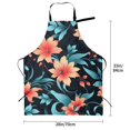 thumbnail image 6 of XMXT 1 Pcs Waterproof Kitchen Cooking Apron, Wonderful Orange Flowers Adjustable Aprons for Women Men with Pockets, 6 of 9