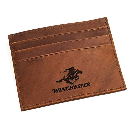 Winchester Little Amarillo Men's Trifold Full-Grain Leather RFID