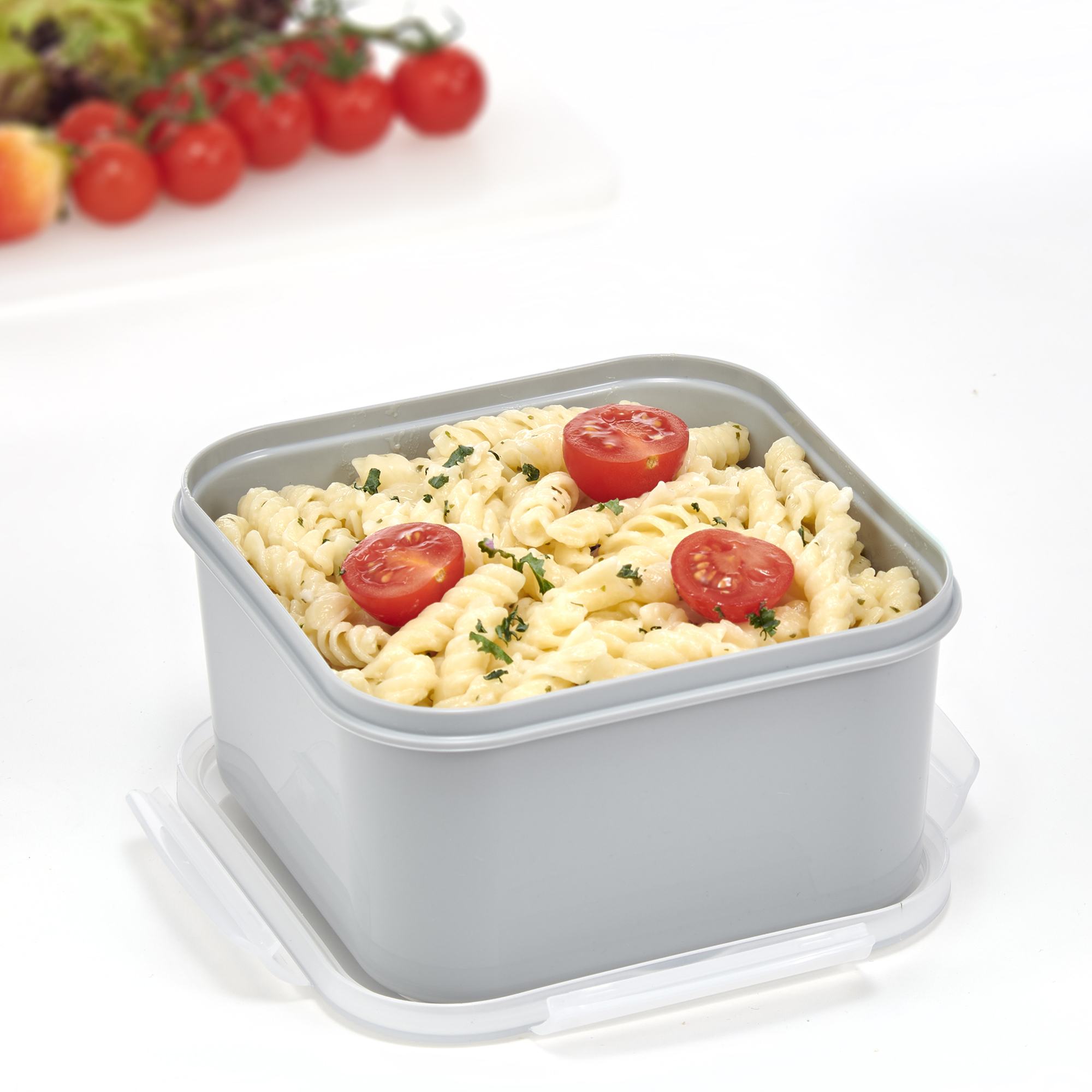 Mainstays Gray Polypropylene Airtight Sandwich Food Storage Container