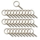 thumbnail image 4 of 30 Uds llaveros divididos con cadena de 1 pulgada con anillos de salto abiertos piezas de Metal para manualidades DIY fabricación de llaveros, 4 of 9