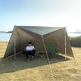thumbnail image 2 of 10x13ft Hammock Rain Fly Waterproof Tent Tarp Lightweight Traveling Awning Outdoor Camping Sun Shelter, 2 of 7