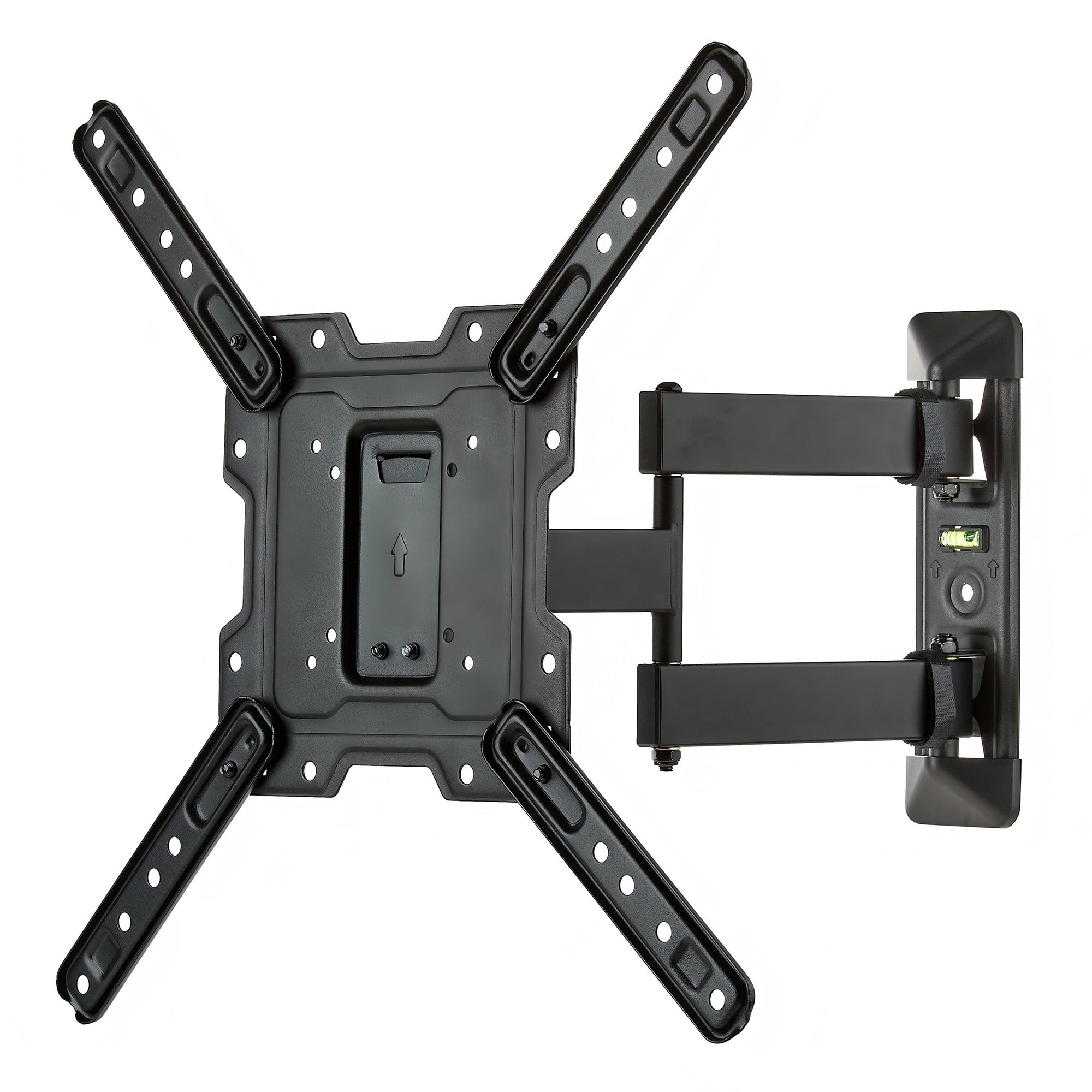 onn Full Motion TV Wall Mount for 19" to 50" TVs, UL Listed, swivel ±45°, up to +5/-15°Tilting