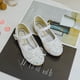 thumbnail image 3 of Zapatos de princesa con lazo para niños, zapatos planos con lentejuelas para niñas grandes y niñas, zapatos de cuero para bailar, 3 of 6