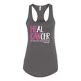 thumbnail image 2 of Faith Jesus Believe Awareness Ladies Racerback Tank Top, Dark Grey, Small, 2 of 3