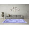 thumbnail image 3 of Ahgly Company Indoor Square Abstract Blue Modern Area Rugs, 8' Square, 3 of 4