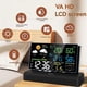 thumbnail image 4 of VA Color Screen Digital Weather Station Forecast Weather Station Radio Clock Home Hygrothermograph EU Plug A, 4 of 5