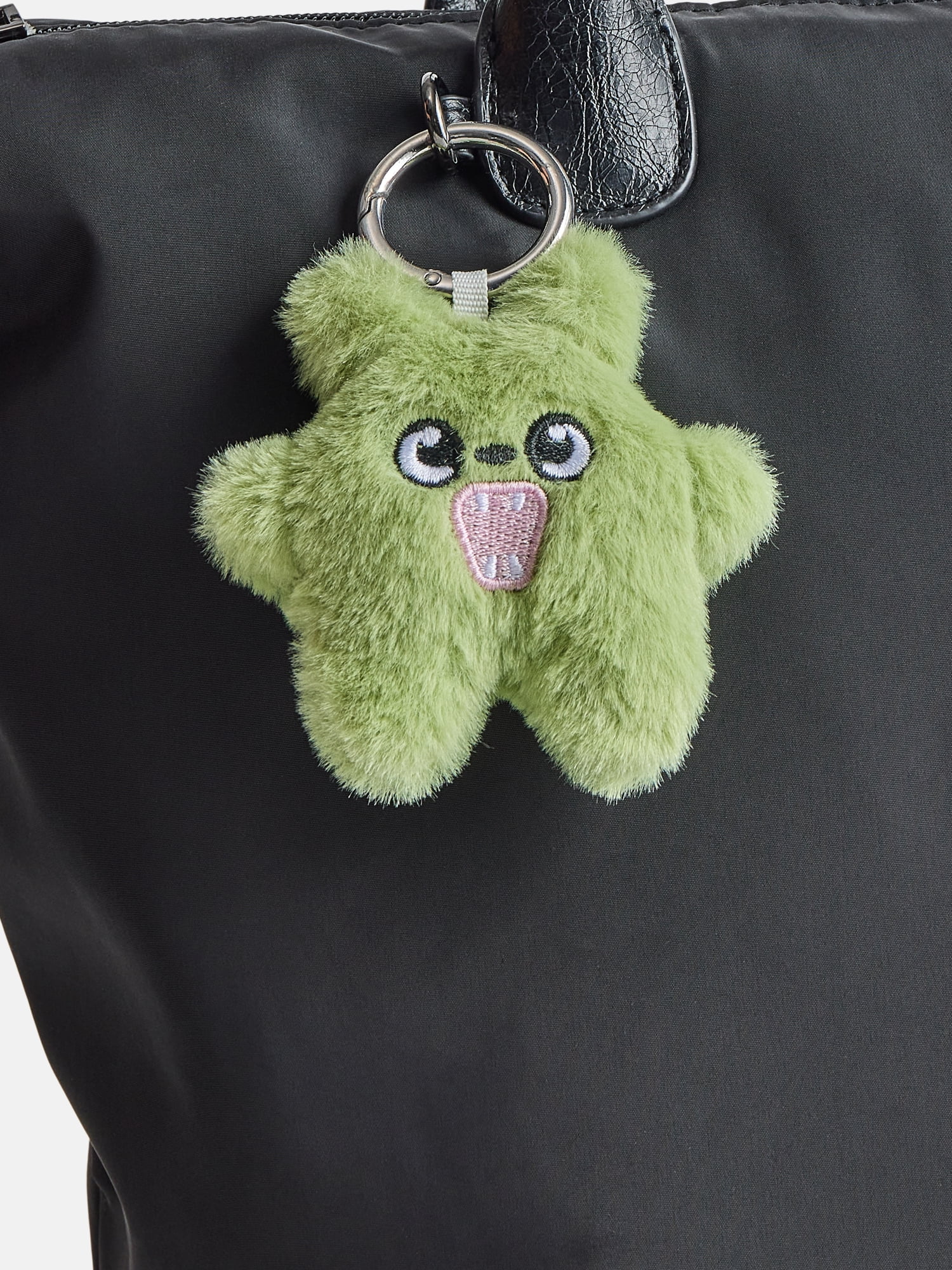 Weekend Academy Girls Bag Charm, Green Monster