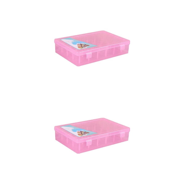 Billuyoard Caja de hilo de coser 42 Carretes Almacenamiento Bordado Contenedor de doble bloqueo Azul Type2 NO2