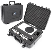 CASEMATIX Hard Shell Travel Case for Xbox Series S Console, Controllers, Games and Accessories with Custom Foam