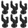 thumbnail image 1 of 6PCS/Set Detachable Wall Mounted Guitar Hangers Auto Locking Grip with Base(Black), 1 of 8