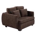 thumbnail image 3 of Sala 3-2-1 DICASA Kuma (Sofá, Love Seat y Sillón) Chocolate para Sala, 3 of 8