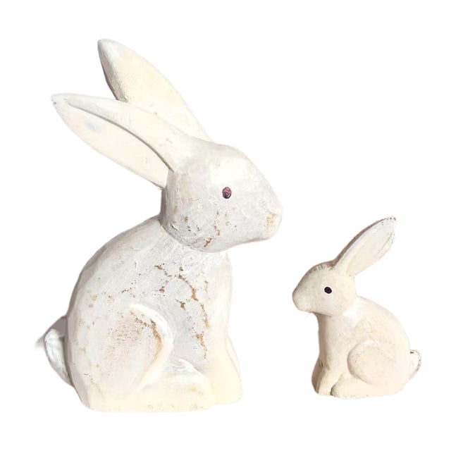 B Two-Piece Unfinished Wooden Animal-Shaped Blanks For Creative Painting Projects And Handcrafted Decoration Assembly
