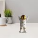 thumbnail image 4 of Escultura de creativo juguetes regalos hogar Oficina cuarto de dormitorio TV estante decoración coleccionable - de oro Sunnimix Figuras de astronauta de resina, 4 of 7