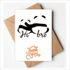Panda Companion Companion Comfort Thank You Cards Envelopes Blank Note