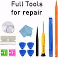 thumbnail image 5 of for iPad 7/8 (7th 8th Gen) Screen Replacement Digitizer Touch Glass 10.2", for 7th 8th Generation A2197 A2198 A2200 A2270 A2428 A2429 A2430, Repair Kit+Home Button[NO TouchID Chip] [NO LCD](Black), 5 of 5