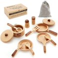 thumbnail image 1 of Juego de cocina Montessori Kitchen Toys WHOHOLL Wooden Play, 1 of 7