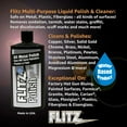thumbnail image 6 of Flitz Liquid Metal Polish, Brass & Aluminum Cleaner for Chrome, 3.4 oz - Removes Oxidation, Stains, Rust, 6 of 7