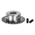 thumbnail image 1 of Unique Bargains ISO/DIN 06B-1 Roller Chain Sprocket B Type 20mm Bore, 3/8' Pitch, Hardened 24 Tooth, 1 of 5