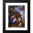 thumbnail image 2 of Giuseppe Bartolomeo Chiari 19x24 Black Modern Framed Museum Art Print Titled - The Rest on the Flight into Egypt (1719 - 1720), 2 of 5