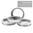 thumbnail image 4 of SHISUYAN 1 Set 24Pcs Practical Air Tight Split Type Aluminum Secure Mason Jar Lids, 4 of 8