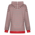 thumbnail image 5 of Titcea Hoodies for Women Striped Printed Oversized Drawstring Long Sleeve Hoodie with Pockets Loose Casual Pullover Sweatshirt, 5 of 5