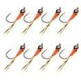 thumbnail image 2 of Señuelos en , cebos artificiales, señuelos , señuelos verticales para Jigging de de invierno, 8 Uds., de aparejos de naranja Sunnimix  Señuelos de pesca en hielo, 2 of 8
