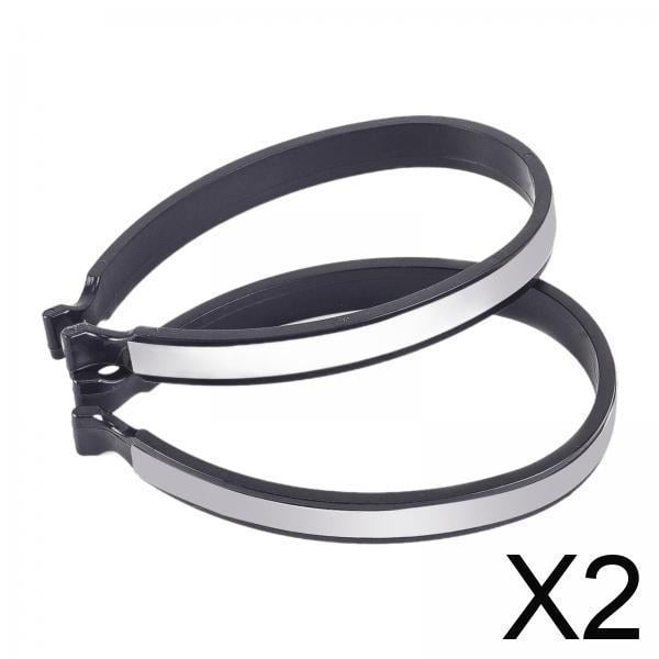 DYNWAVECA Clips de Pantalon 2x2x Clips de Pantalon de Cyclisme pour Coureur Adultes Vélo