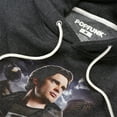 thumbnail image 2 of Smallville Out Of The Shadows Unisex Adult Slim Fit Pull-Over Heather Hoodie, Charcoal, Large, 2 of 5