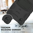 thumbnail image 6 of XYX Case for Samsung Galaxy Tab A7 10.4 inch (SM-T500/SM-T505/SM-T509), Dual Layer Slim Heavy Shockproof Rugged Protective Cover Case with Kickstand (Black), 6 of 7