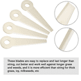 thumbnail image 3 of 24Pcs Plastic Blades for STIHL Grass Trimmer Polycut 5-3,6-3,7-3,10-3,20-3,40-3,41-3, 3 of 5