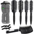 thumbnail image 1 of wonima11 Round Brush Set for Blow Drying, Curved Vent Hair Brush for Women and Men, Ceramic & Ionic Round Brush Reduce Frizz Makes Hair More Smooth and fullness for Curling & Straightening, 1 of 1