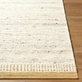 thumbnail image 4 of Hauteloom Andrey Boho Hand Woven Natural Fiber Wool Area Rug - Farmhouse Solid Color Carpet for Living Room, Bedroom, Dining Room - Beige, Light Brown, Mustard - 6' x 9' (6x9), 4 of 12