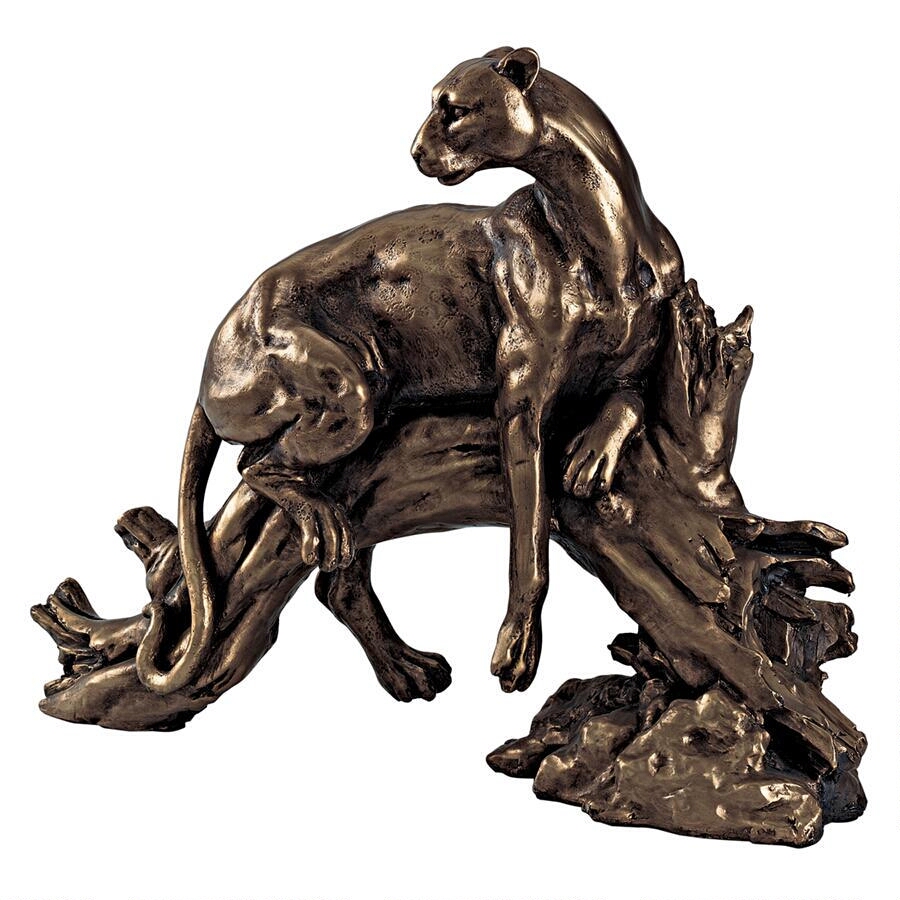 Design Toscano Leopard at Rest Statue
