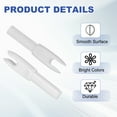 thumbnail image 3 of Uxcell Archery Arrows Nocks, Plastic Insert Arrow Nock Replacement Arrow Tails for Hunting Shooting Compound Recurve Bow White, 3 of 7