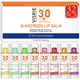 thumbnail image 1 of Bálsamo labial VISRIE SPF 30 con protector solar, paquete de 32 unidades, tamaño viaje, 1 of 7