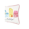 thumbnail image 5 of Village Holiday Printed & Embellished Christmas Throw Pillow, 5 of 6