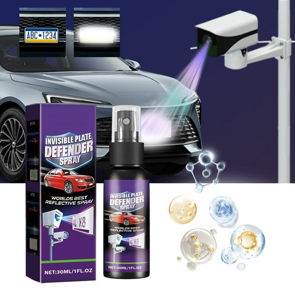 Automobile Reflective Spray, 30ml Car Reflective Coating for Car Exterior, Enhances Vehicle Visibility and Safety with Reflective Finish
