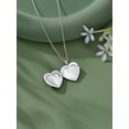thumbnail image 3 of Dorunmo Elephant Locket Necklaces That Holds Picture 925 Sterling Silver Elephant Locket Heart Pendant Necklace Photos Jewelry Gifts for Women Mom Daughter, 3 of 7