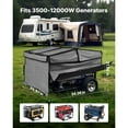 thumbnail image 2 of Generator Cover Universal Waterproof Cover 420D 34x26x21in for 3500-12000W,, 2 of 8