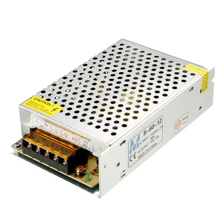 - Switch Power Supply Driver S-60-12, 110V /220V to DC 12V 5A 60W