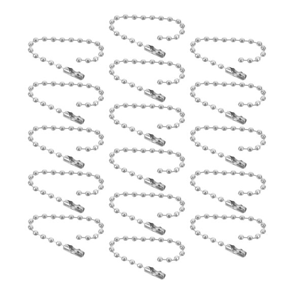 BESTYASH 100Ud De Bolas Plateada Para Crear Llaveros Y Accesorios DIY Duraderos